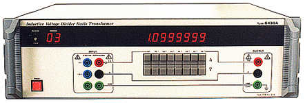 Decade Transformer(Inductive Voltage Divider) TYPE 6430A/6435A