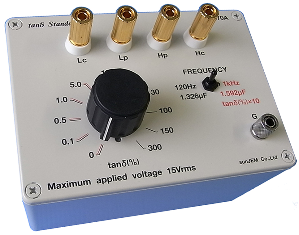 tanδ（Dissipation Factor）Standard　　           TYPE 6270A